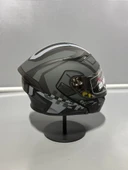 Jk-902 Güneş Vizörlü Çene Açılır Kask H1 GREY - 6