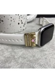 Apple Watch Uyumlu Kordon Aksesuarı Mom Charm Seti Gold - 1