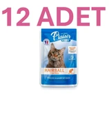 Plaisir Care 85 gr Hairball Control 12 Adet Yaş Kedi Maması thumbnail 1