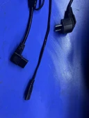 Tek Priz Çift Çıkış TEYP VE KASA Uç Güç Çıkış 1.8 Mt Power Kablo Bilgisayar Lcd Tv Projeksiyon 1.8 Metre  2.EL thumbnail 2