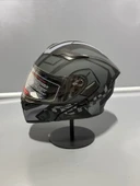 Jk-902 Güneş Vizörlü Çene Açılır Kask H1 GREY - 3