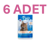 Plaisir Care 85 gr Hairball Control 6 Adet Yaş Kedi Maması thumbnail 3