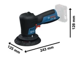 Bosch GPX 12V-125 Köşeli Polisaj Makinesi Solo - 2