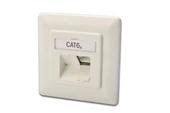 Digitus Sıva Altı İkili RJ-45 Priz, CAT. 6A Class EA, Shielded (Zırhlı), 2 x RJ45 - 1