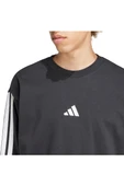 adidas Erkek  Siyah  Sweatshirt M 3S FT SWT JE6372 thumbnail 6