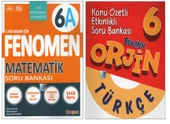 Fenomen 6.Sınıf 6A Matematik+Orjin 6.Sınıf Türkçe (2 Kitap) - 1