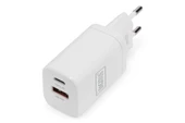 Digitus USB Şarj Cihazı, 1 x USB Tip-C™ (PD) / 1 x USB A (QC), 30W<br>
Digitus USB Charger 1 x USB Type-C™ (PD) / 1 x USB A (QC), 30W - 1