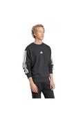 adidas Erkek  Siyah  Sweatshirt M 3S FT SWT JE6372 thumbnail 4