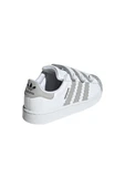 adidas Unisex Çocuk  Beyaz  Sneaker SUPERSTAR II CF C JP8083 thumbnail 7