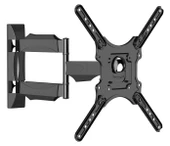 Beek Tam Hareketli TV Duvar Askı Aparatı, 23 - 55 inç Ekran, Eğim Aralığı +8°~-5°, Dönme Aralığı +90°~-90°, Maksimum Yük - 1