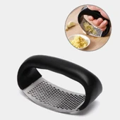 Paslanmaz Çelik Sarımsak Ezici Presi Parçalayıcı Doğrama Aleti - 1