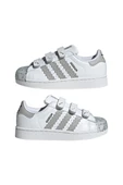adidas Unisex Çocuk  Beyaz  Sneaker SUPERSTAR II CF C JP8083 thumbnail 11