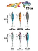 Fujin Jig-X Trio 3lü Micro Jig 15gr thumbnail 1