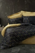 Dark Çift Kişilik Nevresim Takımı Veta Gold thumbnail 1