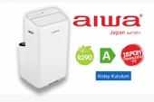 Aiwa Polaris 12000 BTU Portatif Klima  Hızlı Soğutma - Isıtma, Sessiz Mobil Klima thumbnail 1