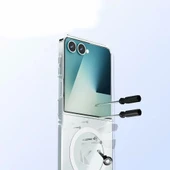 Galaxy Z Flip 7 Kılıf Kamera Korumalı M-safe Sert PC Zore Porto Kapak thumbnail 9