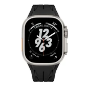 Apple Watch Ultra 49mm KRD-127 Metal Tokalı Silikon Kordon thumbnail 8