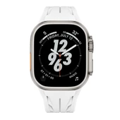 Apple Watch Ultra 49mm KRD-127 Metal Tokalı Silikon Kordon thumbnail 11