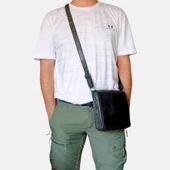 Lederax Hakiki Deri Orta Boy Omuz Çantası Postacı Çantası LD591 thumbnail 1