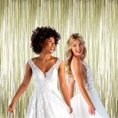 Mat Altın Püsküllü Kapı Perdesi thumbnail 2