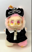 Kıyafetli Pembe Labubu - 1