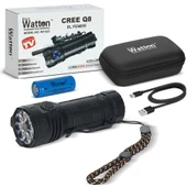 Cree Q8- XQG 8+1 Led  Şarjlı El Feneri WT-623 - 1