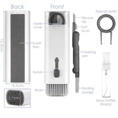 Çok Fonksiyonlu 7 Parça Airpods Klavye Ekran Kulaklık Temizleme Kiti - 5