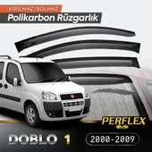 Fiat Doblo 1 2000-2009 Cam Rüzgarlığı V2 Düz - 1