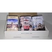 12 li Büyüteçli Dikdörtgen Cep Aynası - 1