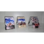 12 li Büyüteçli Dikdörtgen Cep Aynası - 2