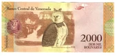 EABİ-Venezuella 2000 Bolivares 2016 C62076490 (wb0433) - 2