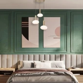 Kabo 3'lü Antik Lak Avize Sarkıt Avize Camlı Avize Salon Avize thumbnail 2