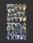 BlueLock-Meguru Bachira-parlak kağıt -2li sticker set-telefon süsleme Blue Lock - 2
