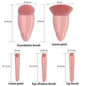 Aynalı Makyaj Fırçası Seti - 3