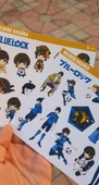 BlueLock-Meguru Bachira-parlak kağıt -2li sticker set-telefon süsleme Blue Lock - 9