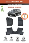 Havuzlu 4d Siyah Paspas Takımı,Dacia-Duster 4X2 2023 Ve Sonrası 4d Havuzlu Paspas Hediye Araç Kokusu - 1