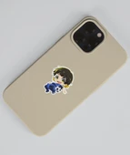 BlueLock-Meguru Bachira-parlak kağıt -2li sticker set-telefon süsleme Blue Lock - 4