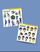 BlueLock-Meguru Bachira-parlak kağıt -2li sticker set-telefon süsleme Blue Lock - 5