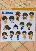 BlueLock-Meguru Bachira-parlak kağıt -2li sticker set-telefon süsleme Blue Lock - 7