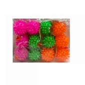 Köpekler İçin Renkli Ördek Figürlü Dikenli Top - 4