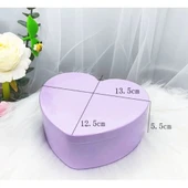 Kalp Tasarımlı Aynalı Takı Saklama Kutusu - 5