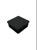 Kare Demir Profil İç Tapa Geçme Plastik Ayak Geçme Koruma Plastiği(60MM)(SİYAH) Siyah 60mm SİYAH - 2 ADET thumbnail 2