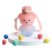 Ayıcık Pipetli Su Matarası 800 ml - 1