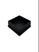 Kare Demir Profil İç Tapa Geçme Plastik Ayak Geçme Koruma Plastiği(60MM)(SİYAH) Siyah 60mm SİYAH - 2 ADET thumbnail 3