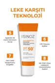 Sinoz Yeni Nesil Filtreler Hibrit Formül Koyu Cilt Lekelerine Etkili Sıvı Yüz Güneş Kremi PA++++ SPF50+ 50 ml - 4