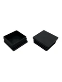 Kare Demir Profil İç Tapa Geçme Plastik Ayak Geçme Koruma Plastiği(60MM)(SİYAH) Siyah 60mm SİYAH - 2 ADET thumbnail 4