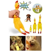 Ses Çıkaran Tavuk Kedi Köpek Oyuncağı 38 cm. - 1