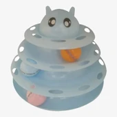 Kedi Başlıklı 3 Katlı Kedi Oyuncağı - 3