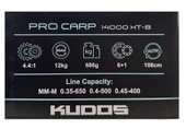 Kudos Pro Carp 14000HT B 6+1BB Baitrunner Olta Makinesi - 5