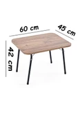 2 Adet 120 Kg kapasiteli Katlanır Kamp Sandalyesi ve 45 x 60 Kamp Sehpası-2-AS-ATL - 4